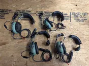 David Clark H3391 1-ear communication headset – LOT OF 4