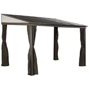 Sojag 10 x 12 ft. Portland No.53 Wall Gazebo Steel Roof