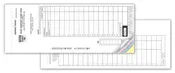 100017 Classic Loose Sets Deposit Tickets 8 7/8 x 3 3/8"