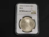 1899-ZS FZ Mexico 1 Peso, NGC-MS62! (011)