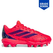 Adidas Adizero Impact Molded Rubber 2.0 BSB GS - Lucid Red / Blue Lemon