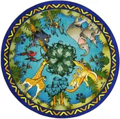 Animal Families Designer Round Carpet, 30-CR-ANF