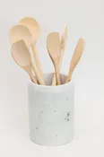 Abigail Marble Utensil Crock