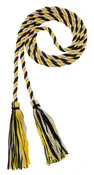 Black, Gold &amp;amp; Silver Intertwined Cord