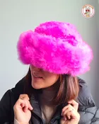 Classic Full Fur Alpaca Hat Pink