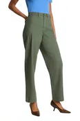 Barrel Leg Pant With Patch Pockets