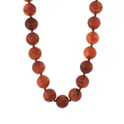 25mm Marble Ball Necklace - Tortoise