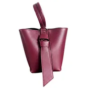 Aida Women’s Burgundy Italian Leather Handbag