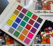 Matte Eyeshadow Pallete with 25 High Performance Shades - "Boujetto"