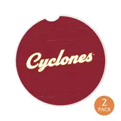 Iowa State 2-Pack Car Coasters