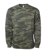 CAMO MIDWEIGHT CREWS 8.5 oz. Standard Fit
