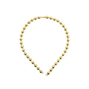 8mm Beaded Necklace 16"