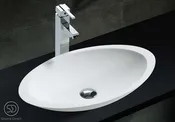 Acylic Oval Vessel Sink