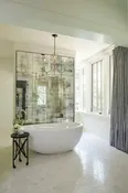Antique glass mirror Tiles, 12 tiles 21.25'' x 24'' for Hannah S
