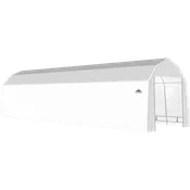ShelterTech SP Series Barn Shelter, 12 ft. x 40 ft. x 11 ft. Ultra Duty PVC 21.5 oz. White