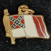 14 K Gold CS Third National Flag