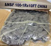 10FT #100-1 w/ Connecting Link Roller Chain