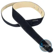 2.5" CAPRI SUEDE STRAP WITH NUBUCK BACKING BLACK