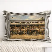 Bedford Livestock Market Snap Graphic – Interchangeable Pillow Décor