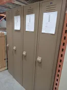 15″ Wide Single Tier Plastic Lockers “Beige”