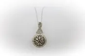 14kw Choco Diamond Pendant