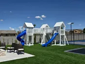 The Courtyard – Backyard Swing Set