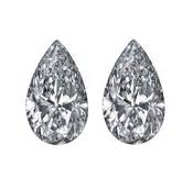 0.14ct matched pair pear shape