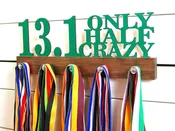 13.1 Only Half Crazy Half Marathon Running Medal Holder