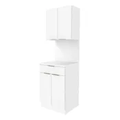 24" Config B - Dispensary Cabinet with Closed Upper