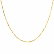 14K Gold Diamond Cut Rolo Chain 037 Gauge 1.4mm