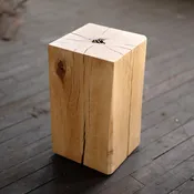 Hyo Table Wisdom | Beech Solid Wood Cube Side Table