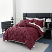 10PC Pintuck Bed-in-a-Bag Set