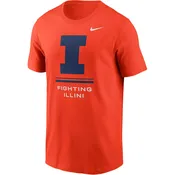 Nike Illinois Fighting Illini Orange Dri-Fit Core Short Sleeve T Shirt