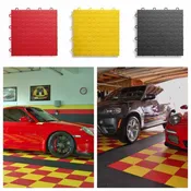 Coin Top Garage Floor Tiles – 12 x 12 in