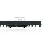 1″ Square Pleated Traverse Assembly