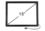 15" OPTIR Touch Screen IP65 Overlay, 015TE-IP65