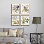 06218 Paragon Picture Lacy Leaves (set of 4 ) 21×17″