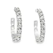 Elegant Silver Hoop Earrings