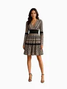 Alex Vinash Lace Mini Dress