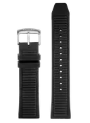 Black Silicone Strap