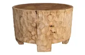 Bleached Lychee Wood Side Table