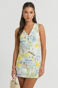Amalfi Coast Cropped Vest