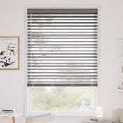 2.5 Inch Modern Luxury Textured Cordless Faux Wood Blinds