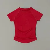 Short Sleeve Sports T-Shirt round Neck Breathable Stretchy Quick Dry