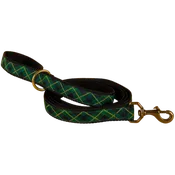 Black Watch Plaid Ribbon Dog Leash
