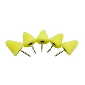 1/8" Shank Foam Polishing Bits: 5 Pack