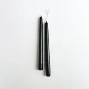 Black 10" Taper Candles
