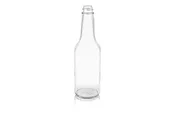 10 oz Clear Glass Woozy Bottle 24-414