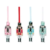ACRYLIC NUTCRACKER ORNAMENT, ASSORTED COLORS