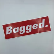 Bagged Bumper Sticker